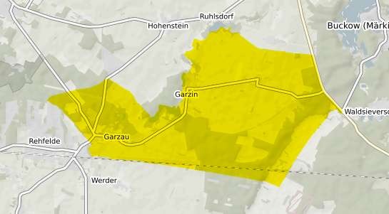Immobilienpreisekarte Garzau Garzin